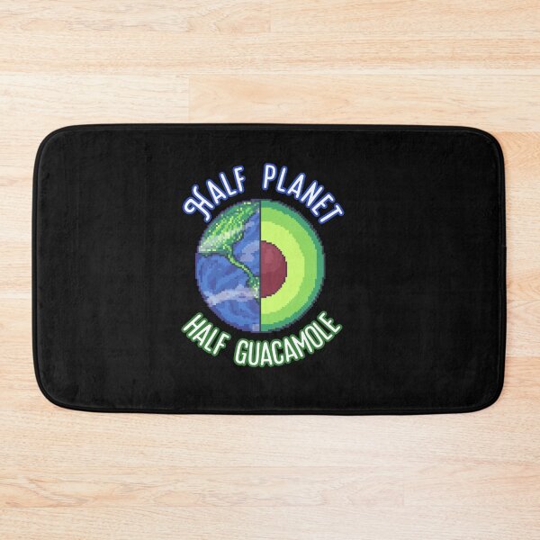 Item preview, Copia de half planet half guacamole avocado planet earth pixel art designed and sold by ZerpaGiovanna.