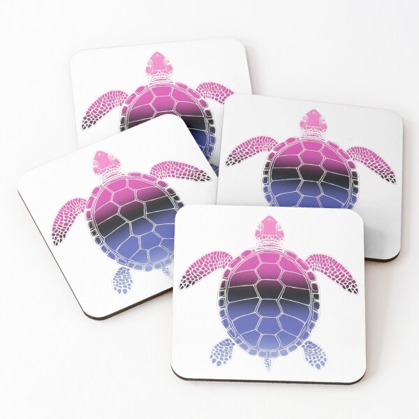 Item preview, Vibrant Omnisexual Pride Turtle Illustration designed and sold by Travelslightly.