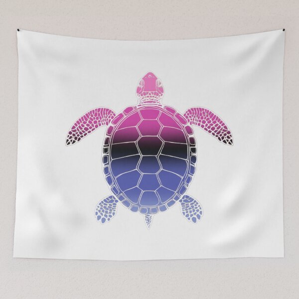 Item preview, Vibrant Omnisexual Pride Turtle Illustration designed and sold by Travelslightly.