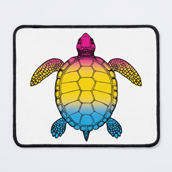 Item preview, Vibrant Pansexual Pride Turtle Illustration designed and sold by Travelslightly.