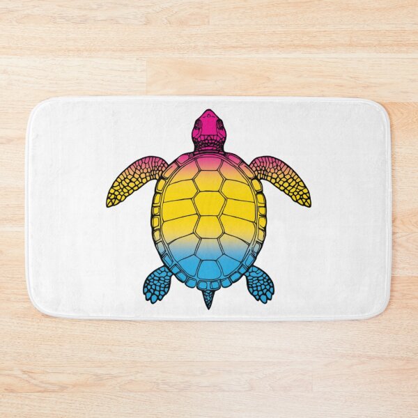 Item preview, Vibrant Pansexual Pride Turtle Illustration designed and sold by Travelslightly.