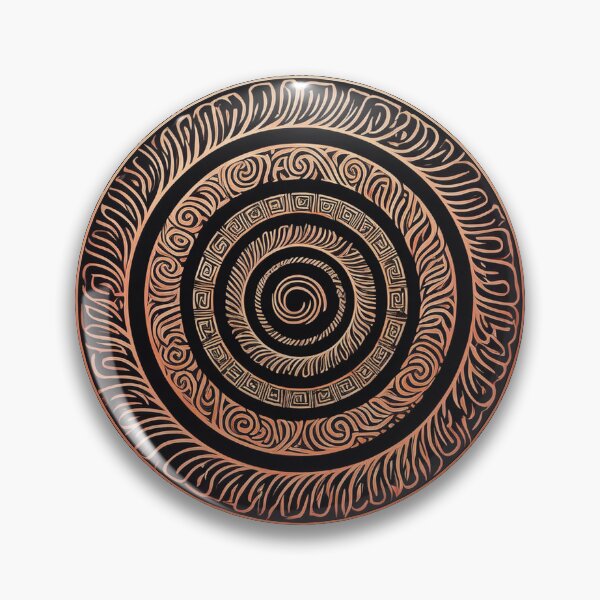Item preview, Optical spiral geometric abstract shape designed and sold by Boxing Kangaroo Retail Company.
