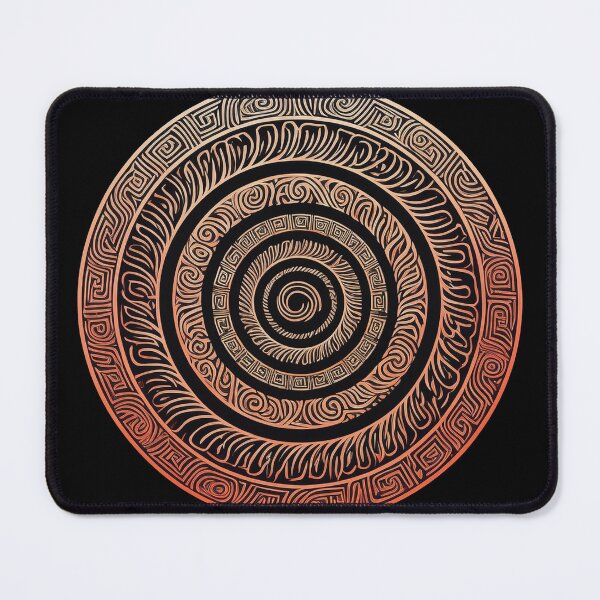 Item preview, Optical spiral geometric abstract shape designed and sold by Boxing Kangaroo Retail Company.