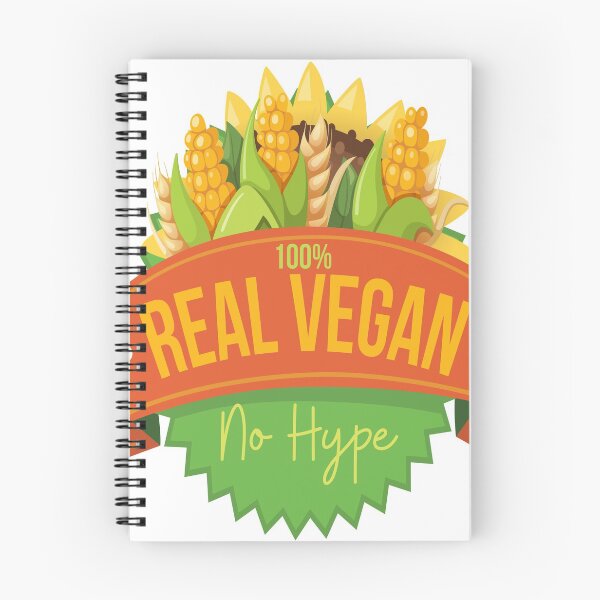 Item preview, 100% Real Vegan No Hype designed and sold by MclaughlinGifts.