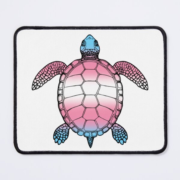 Item preview, Vibrant Transgender Pride Turtle Illustration designed and sold by Travelslightly.