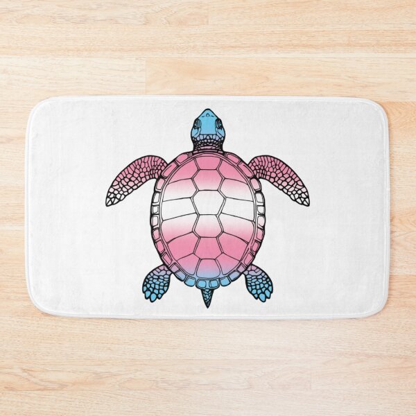 Item preview, Vibrant Transgender Pride Turtle Illustration designed and sold by Travelslightly.