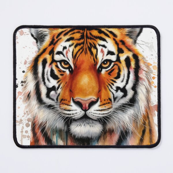 Item preview, Vibrant Watercolor Tiger Portrait with Realistic Details designed and sold by AnimalAirtistry.