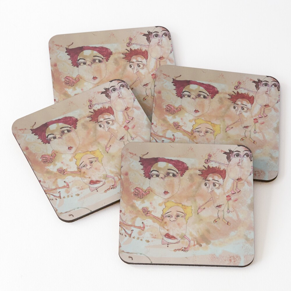 Item preview, Coasters (Set of 4) designed and sold by Rorschach68.