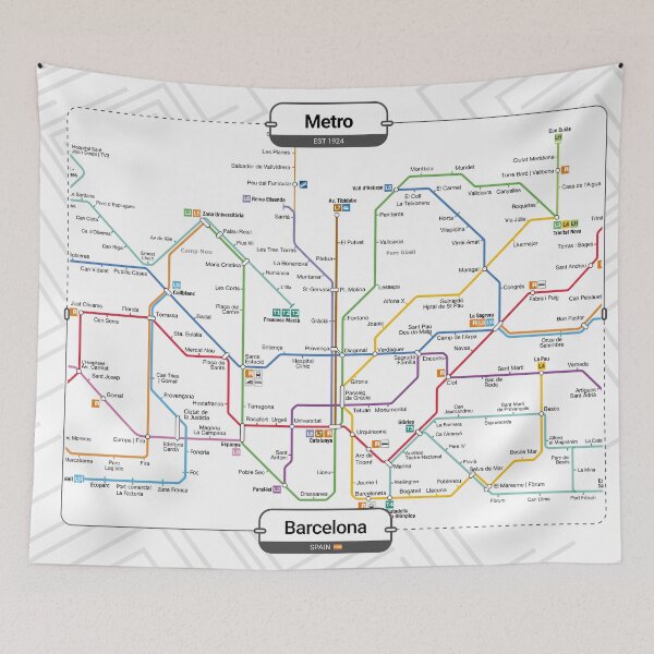 Item preview, Subway - Barcelona designed and sold by aleibanez.