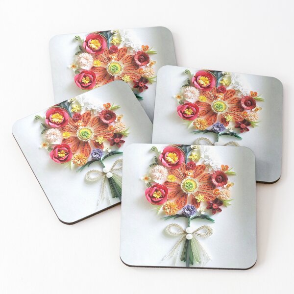 Artikelvorschau, orangefarbener Blumenstrauß entworfen und verkauft von Sweetpaperdesignsol Hyunah Yi.