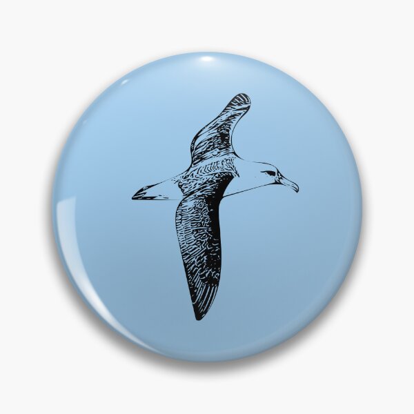 Item preview, Laysan Albatross Black Design  designed and sold by designsasstultd.