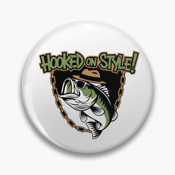 Item preview, Hooked on Style | Funny Bass Fishing Design designed and sold by Petru&Myself.