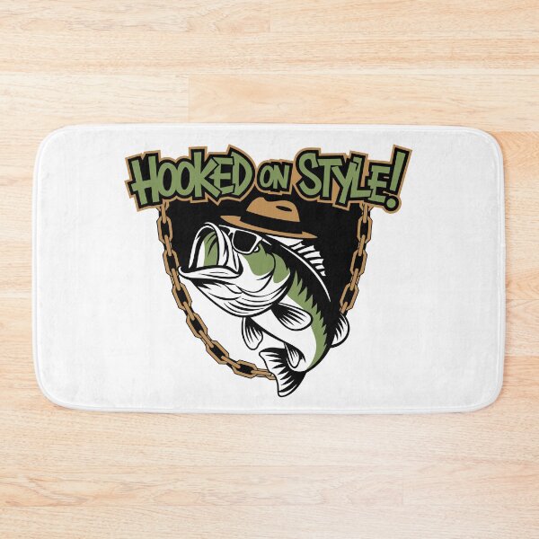 Item preview, Hooked on Style | Funny Bass Fishing Design designed and sold by Petru&Myself.