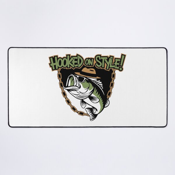 Item preview, Hooked on Style | Funny Bass Fishing Design designed and sold by Petru&Myself.