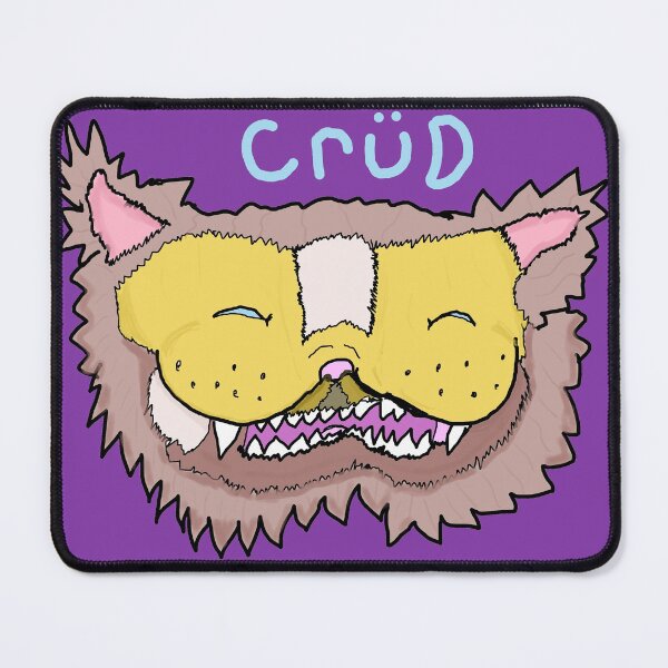 Item preview, Purple Silly Goofy Cat designed and sold by Gr33zy Art.