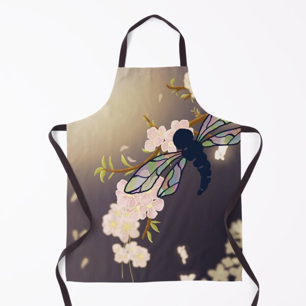 Item preview, Beautiful and Bright Colorful Dragonfly and Cherry Blossom Painting designed and sold by amgraphics.