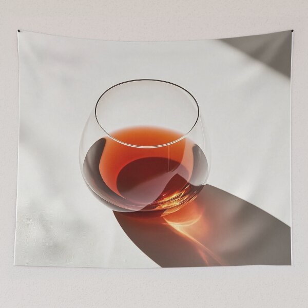 Item preview, Elegant glass with dark beverage designed and sold by anytka.