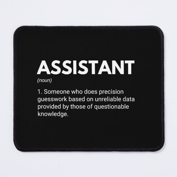 Item preview, Assistant Funny Work Definition designed and sold by CuteLovelyDesigns.
