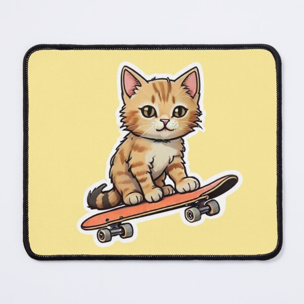 Item preview, Kitten Skateboarding #1 designed and sold by HauntedOpera.