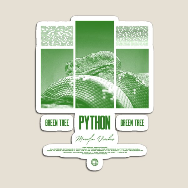Item preview, Green Tree Python Snake Owner Streetwear Reptile Keeper designed and sold by JRRTs.