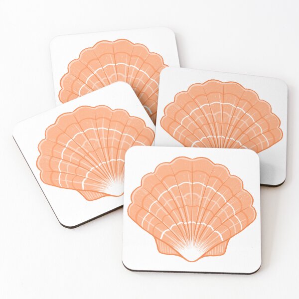 Item preview, Coral Orange Shell designed and sold by honeybutterfly.
