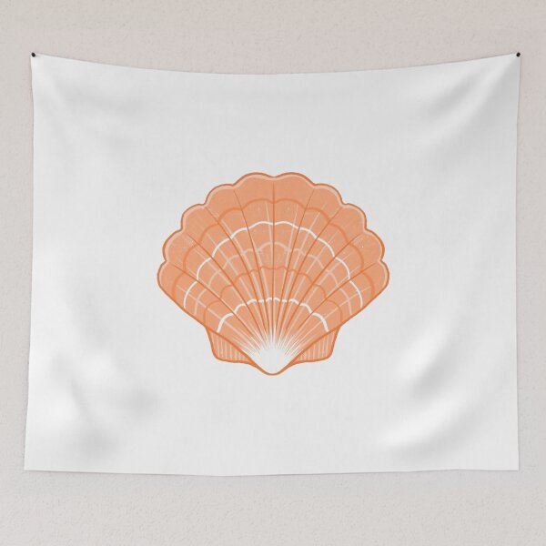 Item preview, Coral Orange Shell designed and sold by honeybutterfly.