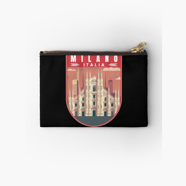 Item preview, Milano in Lombardy Italy Retro Travel Art Emblem designed and sold by MaateoDesign.