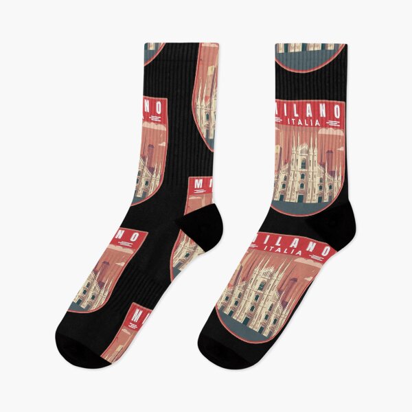 Item preview, Milano in Lombardy Italy Retro Travel Art Emblem designed and sold by MaateoDesign.