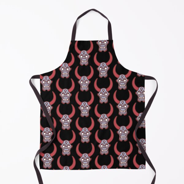 Item preview, Stylized Demon Mask with Red Horns on Transparent Background designed and sold by artwaves.