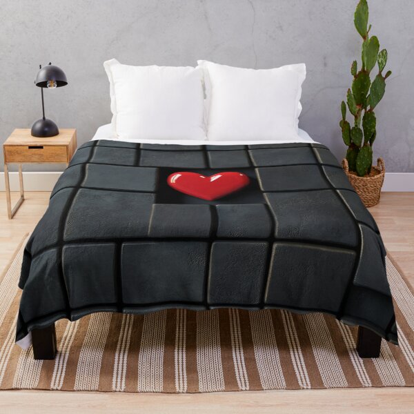 Item preview, Heart stands out among dark cubes designed and sold by anytka.
