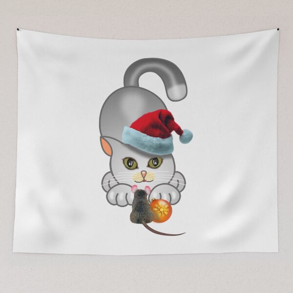 Item preview, Merry Christmas - Santa Cat designed and sold by Andy-und-Andy.