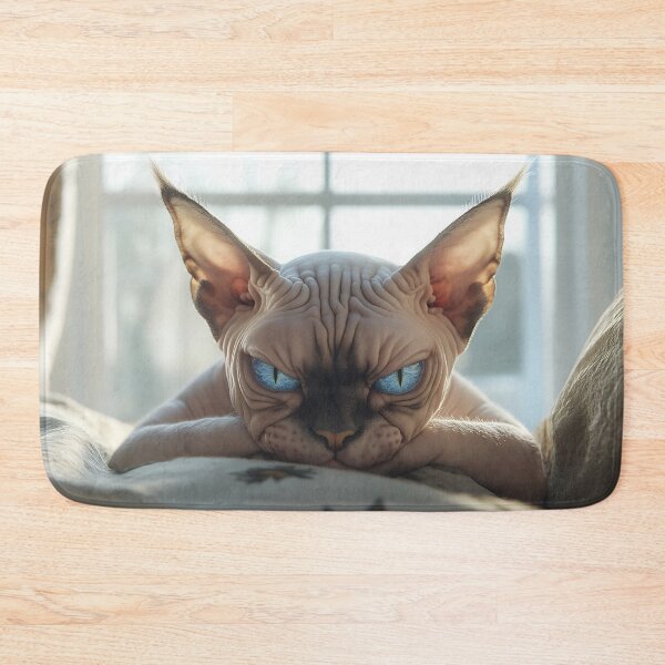 Item preview, Sphynx cat relaxes in sunlight designed and sold by anytka.