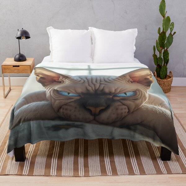 Item preview, Sphynx cat relaxes in sunlight designed and sold by anytka.