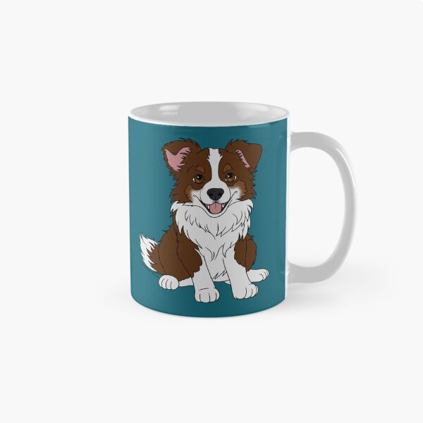 Item preview, Cute Cartoon Brown Border Collie designed and sold by DappledMoon.