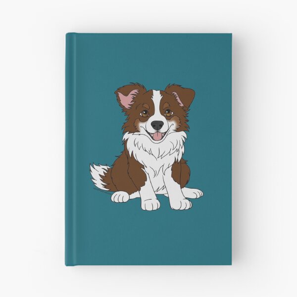 Item preview, Cute Cartoon Brown Border Collie designed and sold by DappledMoon.