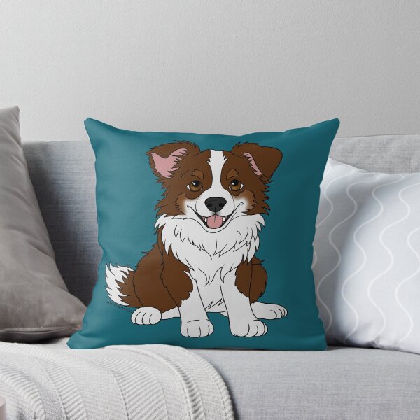 Item preview, Cute Cartoon Brown Border Collie designed and sold by DappledMoon.