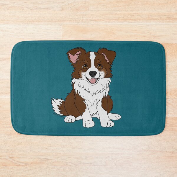 Item preview, Cute Cartoon Brown Border Collie designed and sold by DappledMoon.