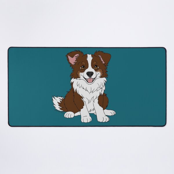 Item preview, Cute Cartoon Brown Border Collie designed and sold by DappledMoon.
