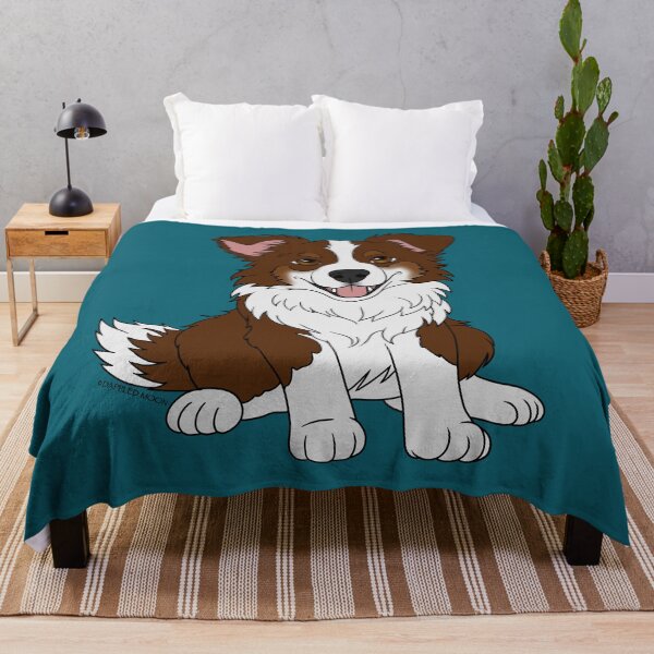 Item preview, Cute Cartoon Brown Border Collie designed and sold by DappledMoon.