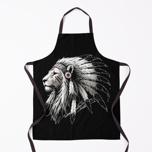 Item preview, Lion War Bonnet Feather Headdress Indian Native American designed and sold by TomFrontierArt.