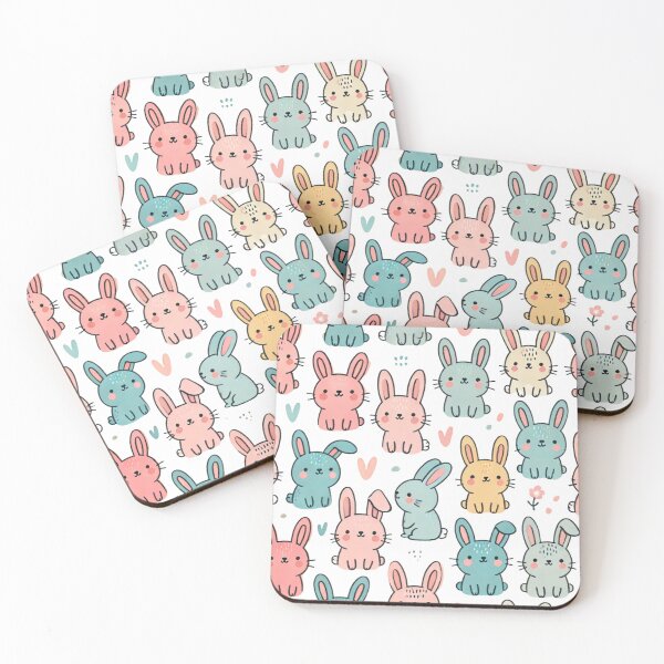 Item preview, Adorable Bunny Pattern - Pastel Perfectio designed and sold by EllsLittleStore.
