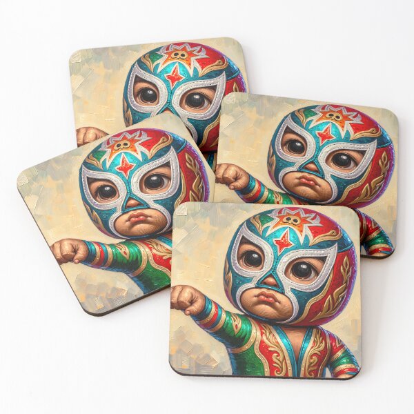 Item preview, Funny Luchador Kid designed and sold by dulceguavashop.