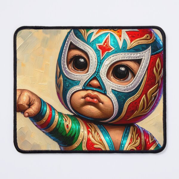 Item preview, Funny Luchador Kid designed and sold by dulceguavashop.