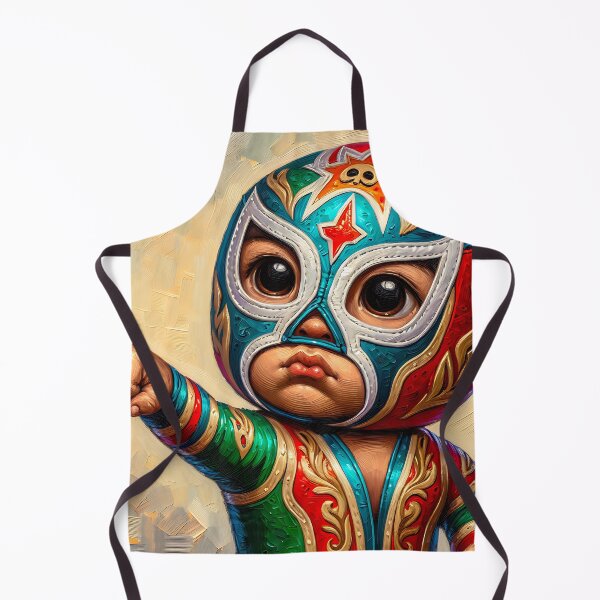 Item preview, Funny Luchador Kid designed and sold by dulceguavashop.