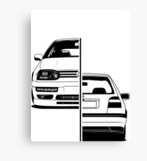 Golf Mk3 GTI Best Shirt Design Canvas Print