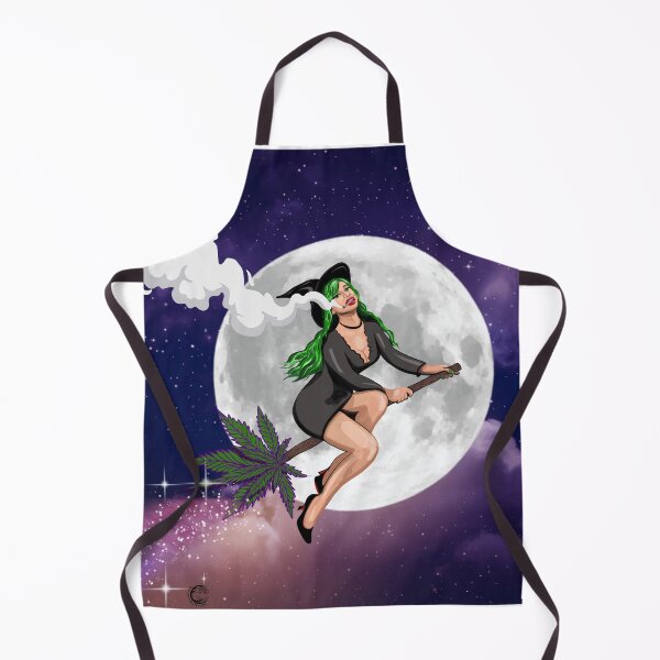 Item preview, Weed Witch Flying High designed and sold by Uniq1.Arts.