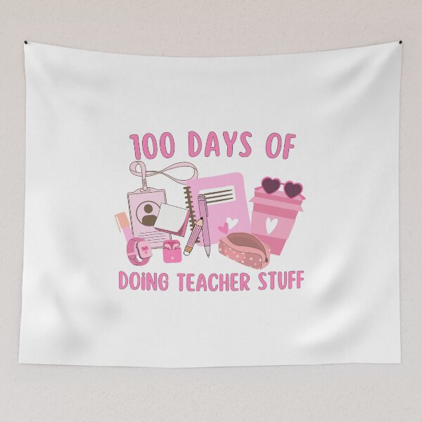 Item preview, 100 days of doing teacher stuff, 100 Days of School, Happy 100 Days Of School, 100 Days Celebration, Teacher Gift, 100th day of school, 100 days smarter, 100 days, Teachers, Teacher appreciation designed and sold by FlexiPrints.