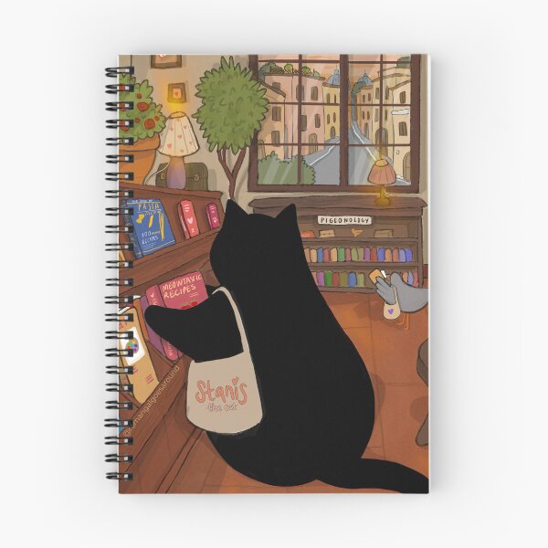 Item preview, Stanis and Remo Buying Books designed and sold by Stanis the Cat.