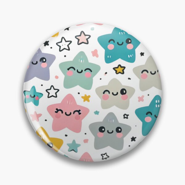 Item preview, Stellar Smiles - Whimsical Star Pattern designed and sold by EllsLittleStore.
