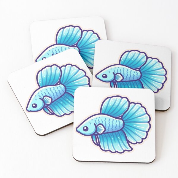Item preview, Blue Betta Fish designed and sold by artbeyondr.